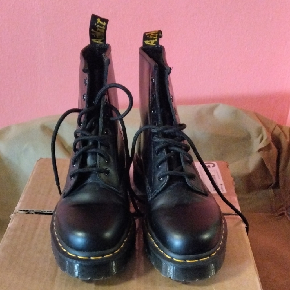 Dr. Martens Black Combat Boots